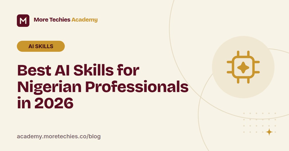 Cover graphic for the article: Best AI Skills for Nigerian Professionals in 2026