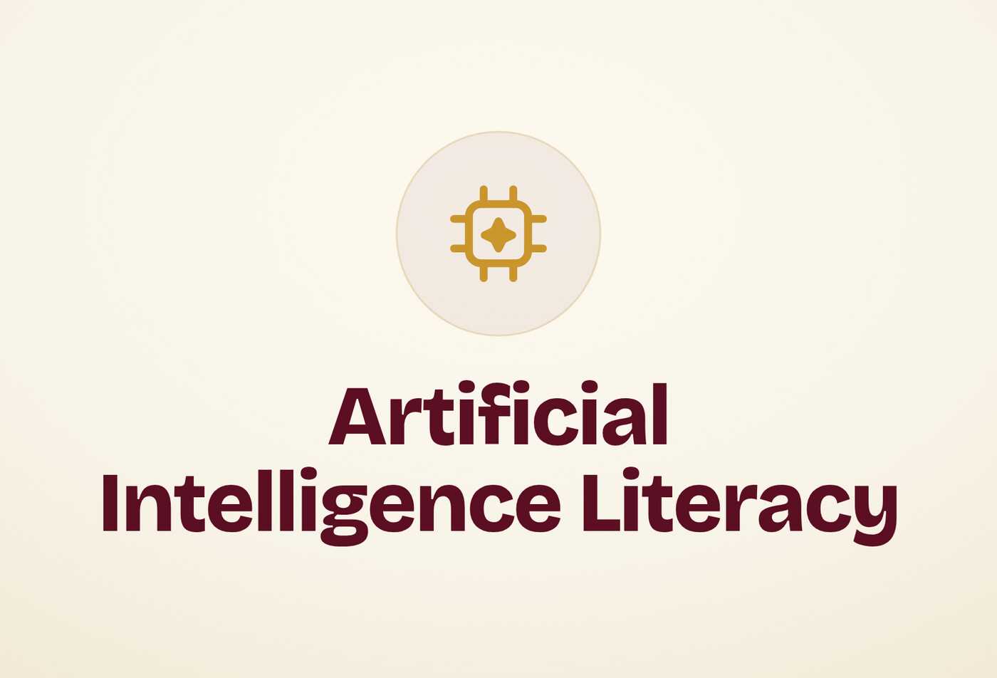 Artificial Intelligence Literacy online course
