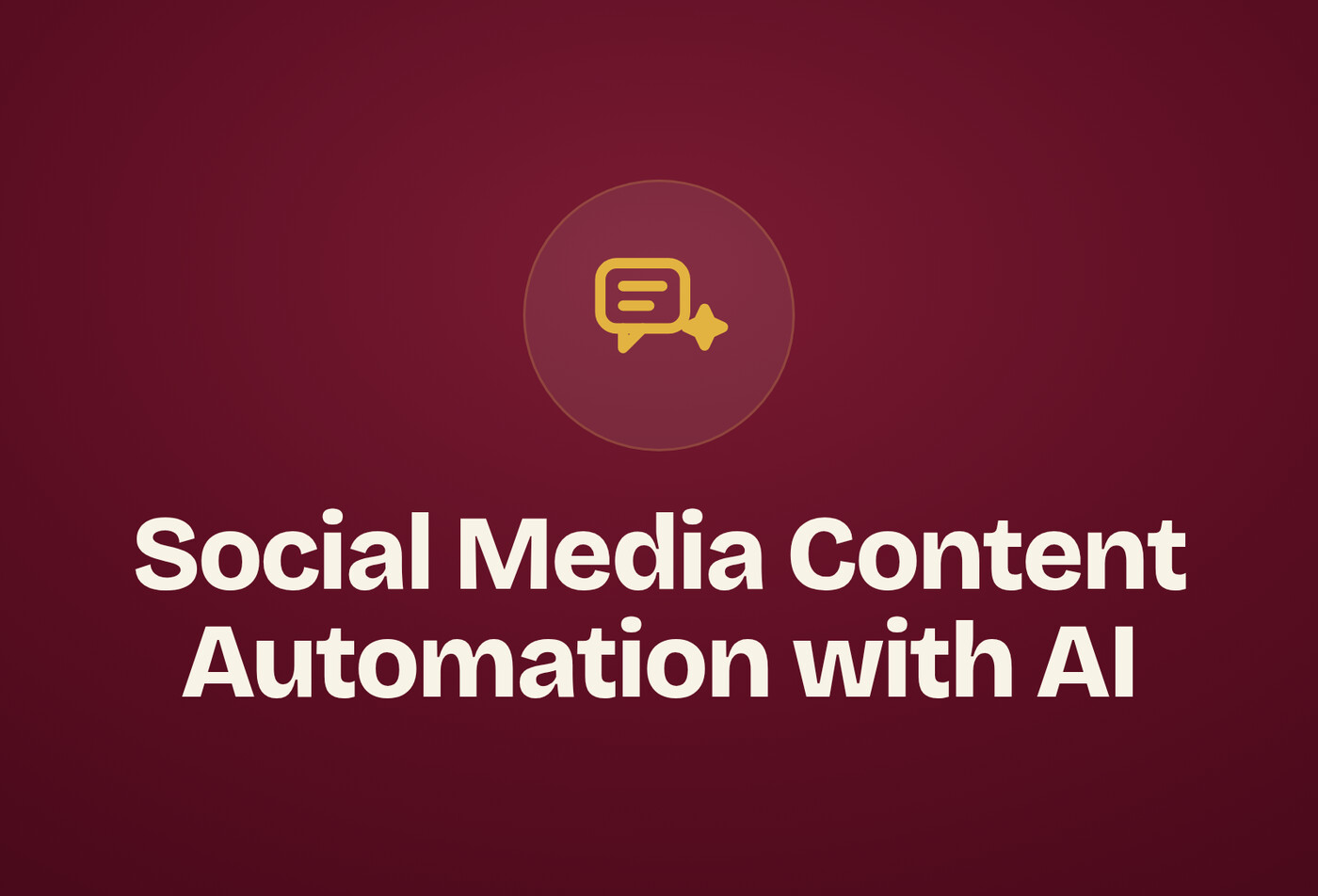 Social Media Content Automation with AI online course