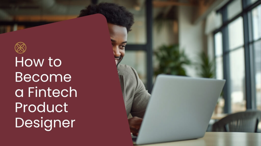 confident African professional reviewing a fintech app design on a laptop