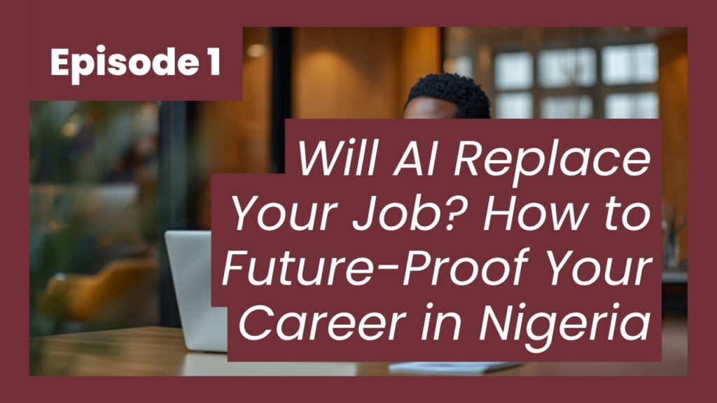 confident Nigerian professional reviewing AI dashboard data on a laptop