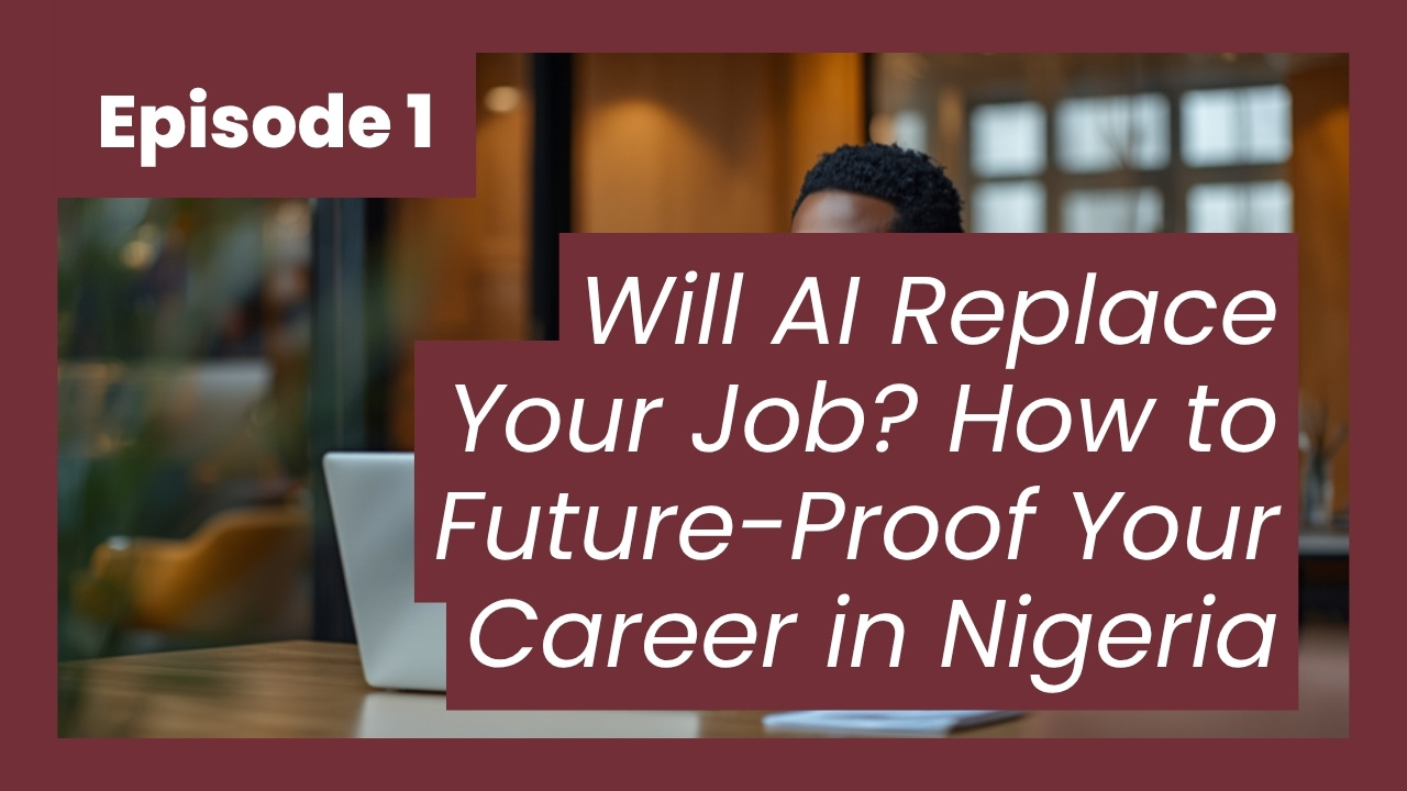 confident Nigerian professional reviewing AI dashboard data on a laptop